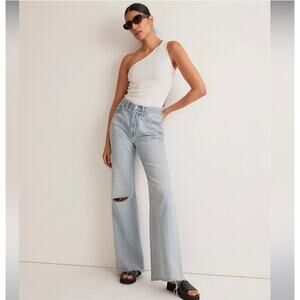 Madewell Baggy Flare 29 Light wash